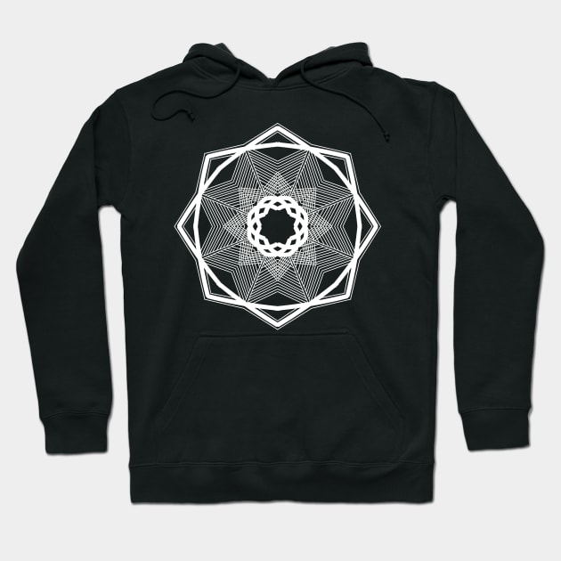 mandala magic circle 02 Hoodie by B&E